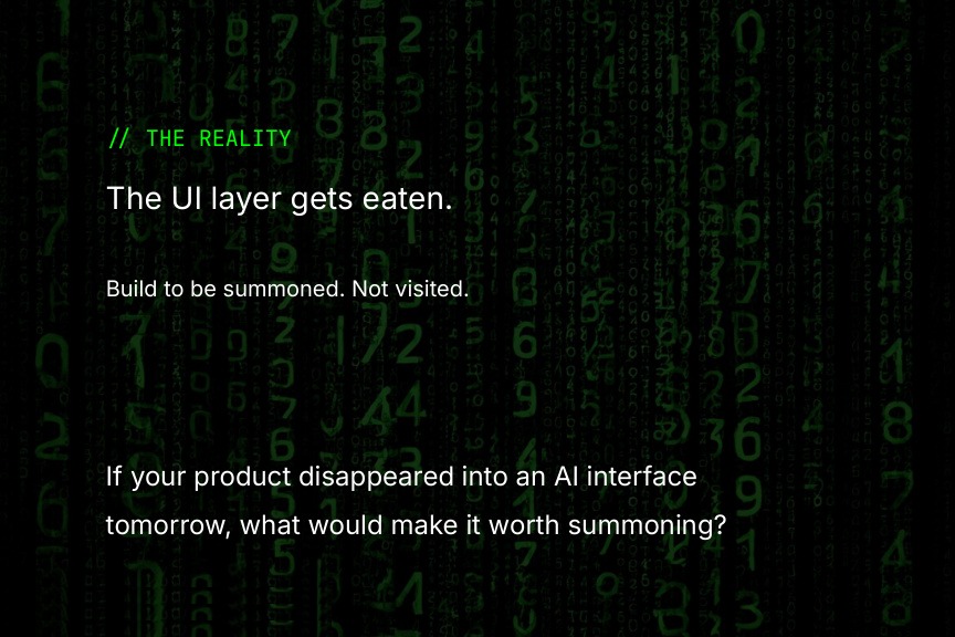 The reality: the UI layer gets eaten