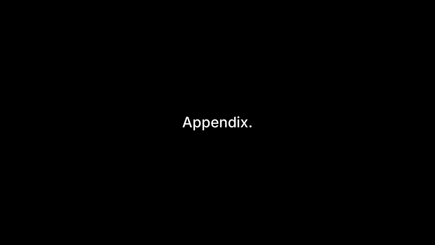 Appendix